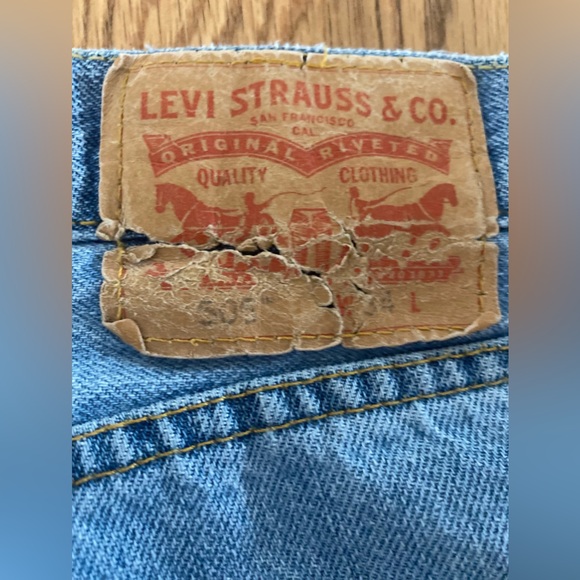 Lot of 3 Vintage 505 Levi’s Jorts Jean Shorts - Picture 7 of 14